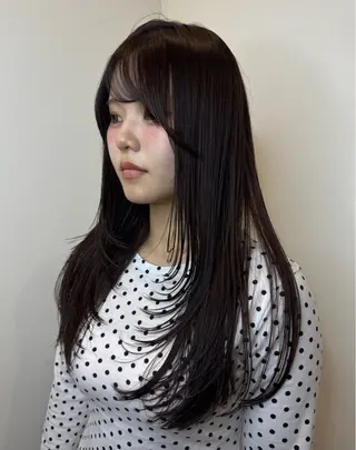 ロング 宮崎 龍一のヘアスタイル