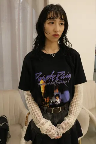 ミディアム パーマ 松村 澪里のヘアスタイル