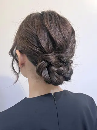 ヘアアレンジ 🤍ヘアセット.ヘア アレンジ湯山詩織🤍のヘアスタイル