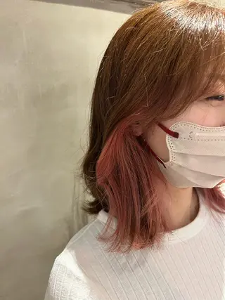 ミディアム カラー Lilly所属・成田 智彩のヘアスタイル