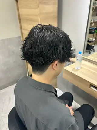 パーマ メンズ RIKA💙パーマ 艶カラー💙のヘアスタイル