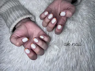 ショート ネイル ak nail .のネイルデザイン
