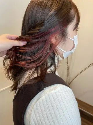 ロング カラー 万都里 MATSURIのヘアスタイル