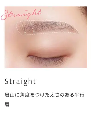 アイブロウ トレンド眉🌈✨ Unaの眉毛・アイブロウイメージ