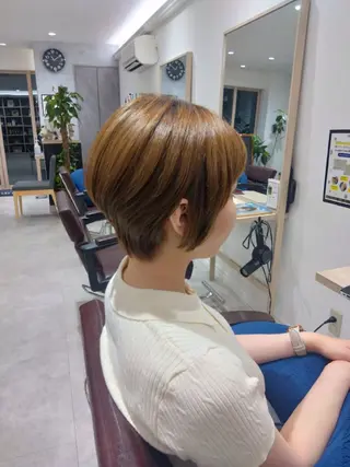 ショート 中山 樹のヘアスタイル