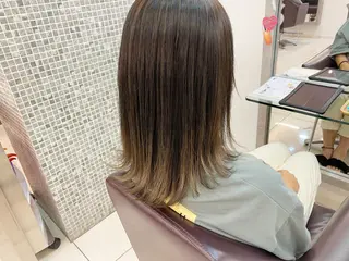 セミロング カラー 鈴木 翔梧のヘアスタイル