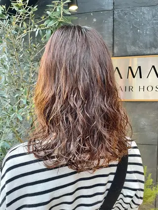 ミディアム パーマ BoomBOX所属・HIBIKI/原宿 ハッシュカット🪄のヘアスタイル