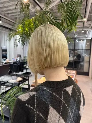 ミディアム 🌈ボブ/縮毛矯正/ 梅田美容室🌈もあのヘアスタイル