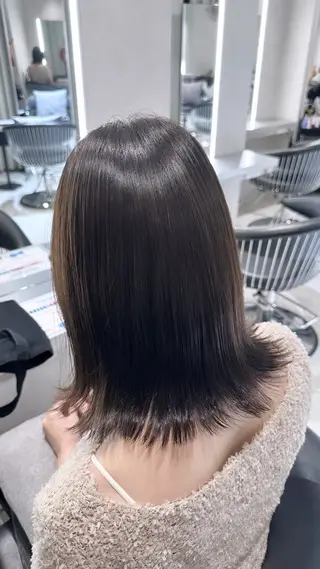 ミディアム 艶髪🖤 /Mikage/池袋のヘアスタイル