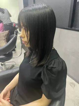 セミロング レディースカット 無料🎀ジュリのヘアスタイル