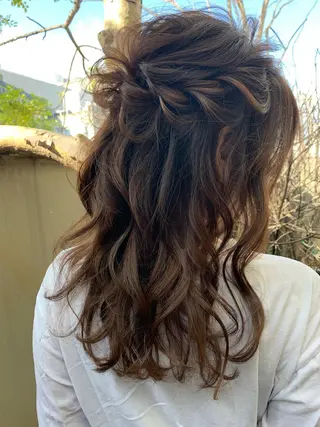 ミディアム カラー 髪質改善サロン 心斎橋ARCHEのヘアスタイル