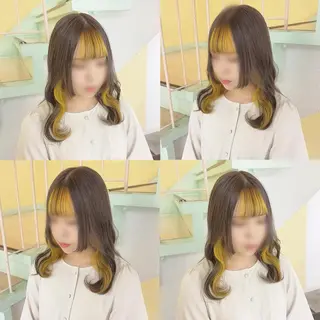 カラー 渋谷:インナーカラー ／🍒エリカ🍒のヘアスタイル