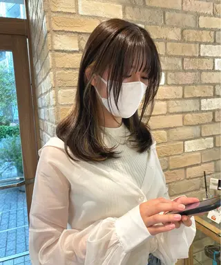 ロング カラー 透明感/レイヤー カット🎀Maco.のヘアスタイル