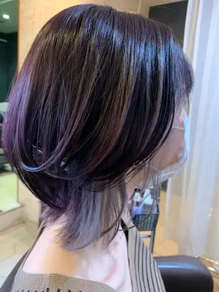 ショート カラー ✨縮毛矯正✨髪質改善 ナカシマ ユミのヘアスタイル