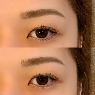 マツエク・マツパ アイブロウ 石原 怜那のマツエク・マツパデザイン