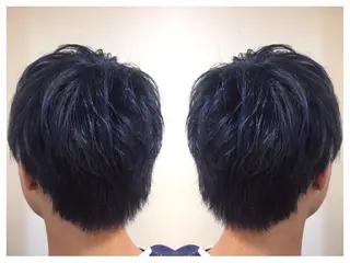 ショート カラー メンズ 髪質改善/痛ませ ないカラー/西村航大のヘアスタイル