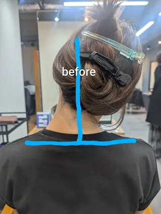 スパニスト 中川のヘアスタイル