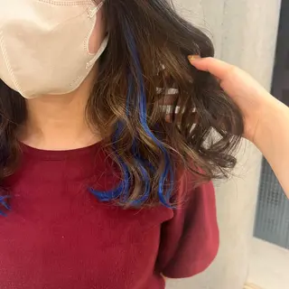 セミロング SALOWIN川崎WEST店所属・🌷川崎/アレンジ/ 暖色ボブ/コトネ🌷のヘアスタイル