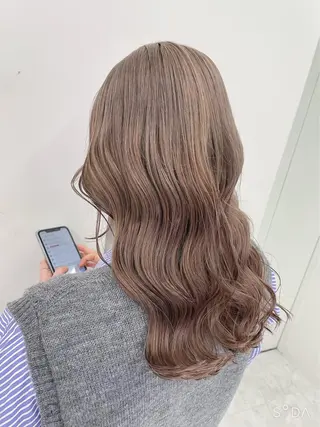 ロング カラー パーマ ヘアアレンジ メンズ キッズ ネイル マツエク・マツパ アイブロウ 💕トレンドうる艶髪 💕TUNE銀座のヘアスタイル