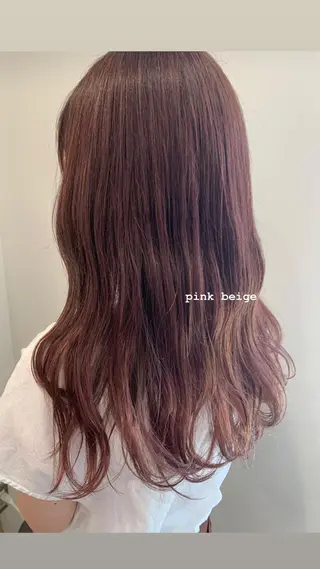 セミロング カラー misch by urban所属・名駅🦢大人艶カラー 🪽カミヤアカネのヘアスタイル