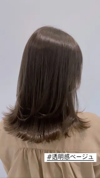 ミディアム COA銀座［コア所属・✨️【COA銀座】 スタイリスト浜田✨️のヘアスタイル