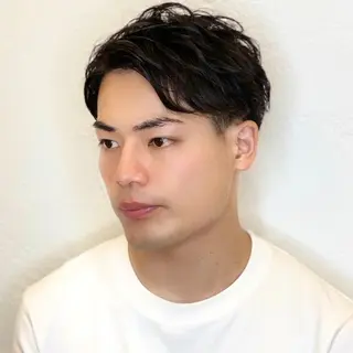 ショート パーマ メンズ ✨髪質改善✨ 梅田蒼のヘアスタイル