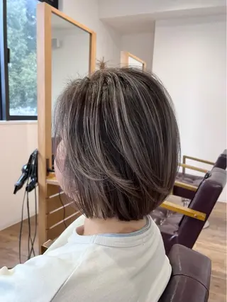 ショート カラー KIZU 髪質改善 オカルト怪談のヘアスタイル