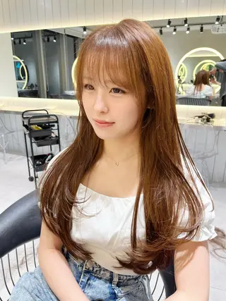 ロング カラー レイヤー/髪質改善 /くびれショート加納のヘアスタイル