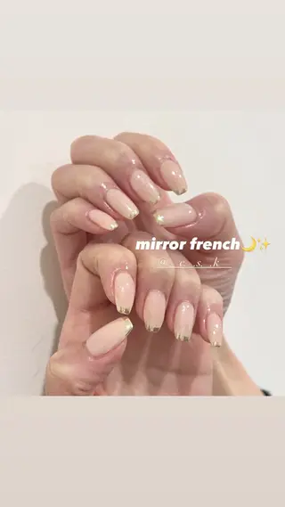 ネイル 🎀チーク/ちゅるん 🫧chisa🎀のネイルデザイン