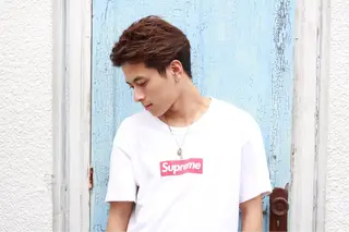 ショート 岡 啓輔のヘアスタイル