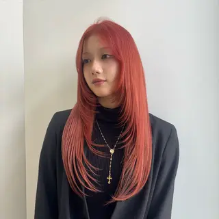 ロング ☘️かわいいハイトー ン☘️nonokaのヘアスタイル