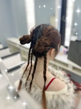 ロング 藤倉 萌菜のヘアスタイル