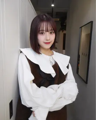 ショート 暖色🧶／ヒロサワ イロハ🤍のヘアスタイル
