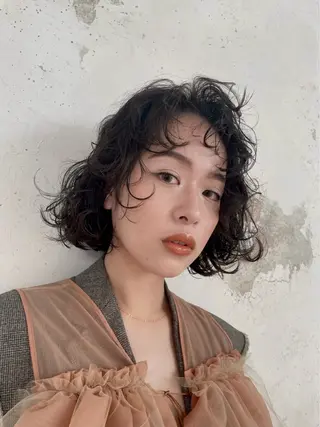 パーマ ELLE salon サエのヘアスタイル