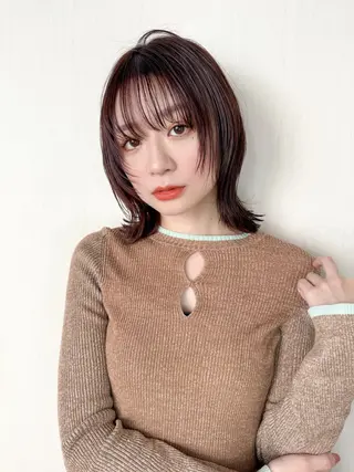 ミディアム ボブ・レイヤー・縮毛 /内藤康太のヘアスタイル