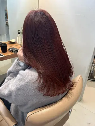 ロング 🫒🫒ブリーチなし 艶カラー🫒ヤマシロのヘアスタイル
