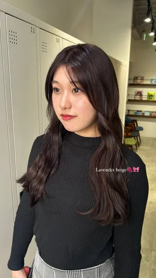 ロング おしゃれボブ/暖色 カラー🧶いろはのヘアスタイル