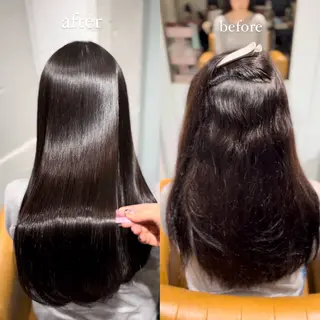 カラー 美髪縮毛矯正／ 髪質改善／海月のヘアスタイル