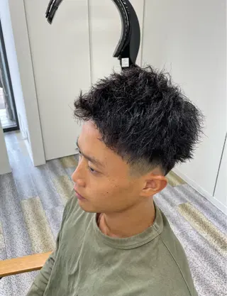 ショート パーマ メンズ 【メンズ特化】岩瀬 武【メンズパーマ】のヘアスタイル