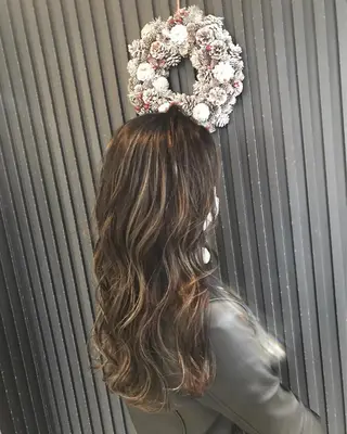 ロング カラー hair make addict (ヘアーメイク アディクト)所属・addict⭐️ 江川　颯也💎のヘアスタイル