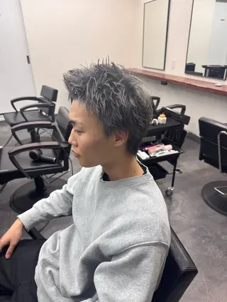 メンズ 柏メンズカットパーマ NO.1タイチのヘアスタイル