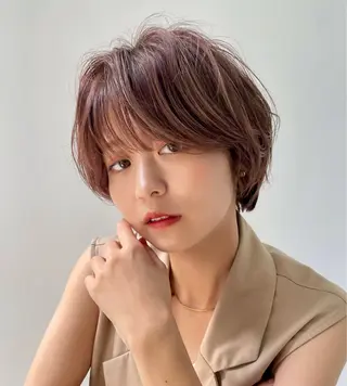 ショート パーマ mee.表参道所属・ボブ/ショート /パーマ/shinのヘアスタイル