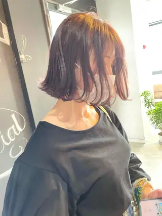 ショート カラー メンズヘア/レイヤー /ボブ山内春輝のヘアスタイル