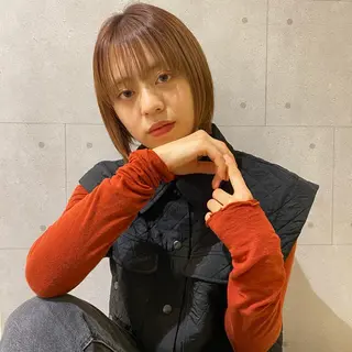 細めハイライト🩶 ボブ/レイヤーカットのヘアスタイル