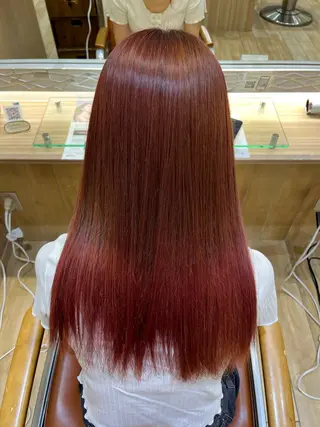 ロング 中間 愛加のヘアスタイル