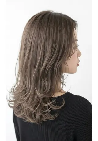 ロング 橋本 茉保のヘアスタイル