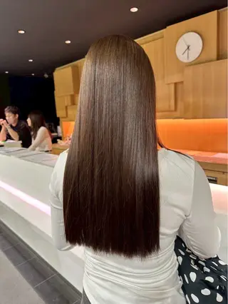ロング カラー 再現性の高いパーマ 🌀ふうき🌀のヘアスタイル