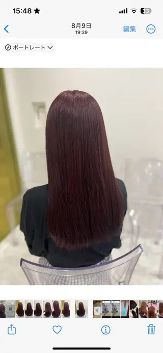 ロング カラー ガーリー♡女の子っぽ ヘア♡ピンクカラー♡のヘアスタイル