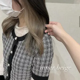 セミロング N°+aero 🤍ユメのヘアスタイル