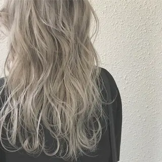 ロング カラー インナーカラー/天神 ブリーチ/吉田のヘアスタイル